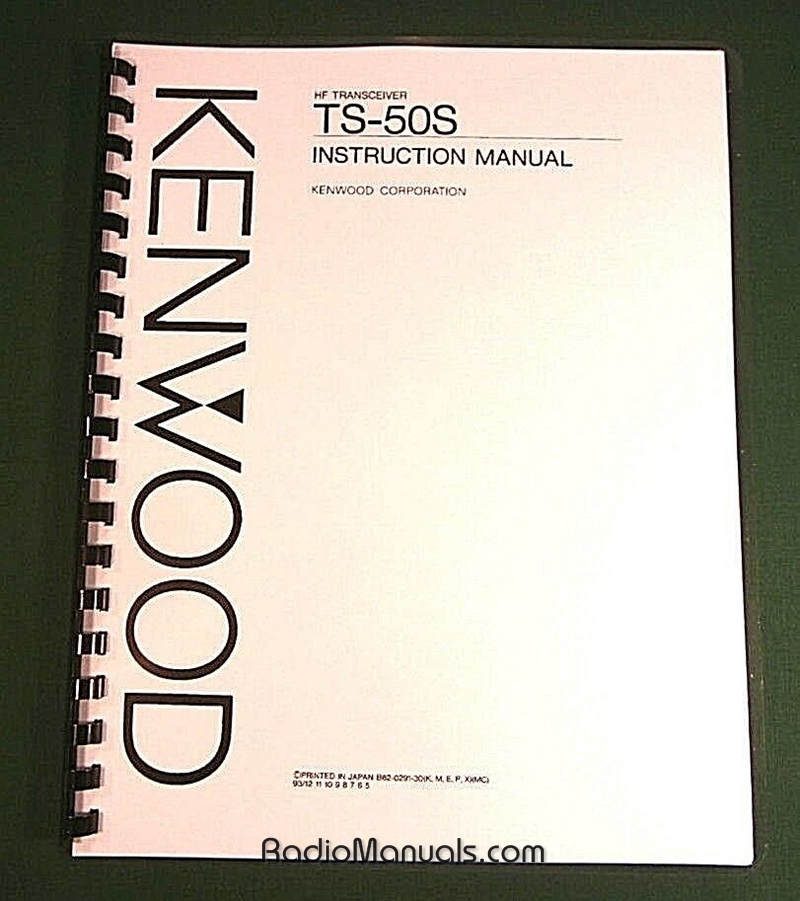 Kenwood TS-50S Instruction Manual